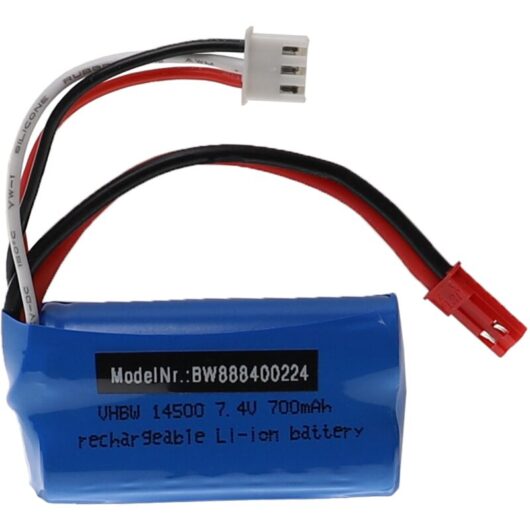 Battery compatible with Syma F1 Model Making Device (700mAh, 7.4 v, Li-ion, 54 x 28 x 15 mm) - Vhbw
