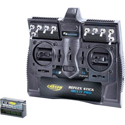 Carson Modellsport Reflex Stick MULTI PRO 14 Handheld RC 2,4 GHz No. of channels: 14 Incl. receiver