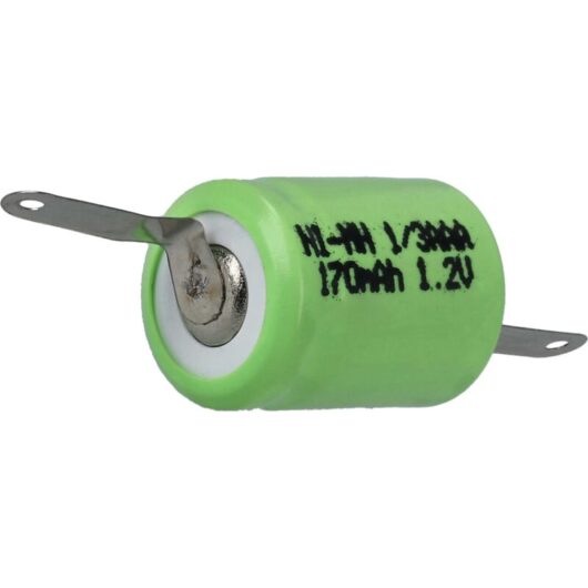 Vhbw - 1x Battery Replacement for 1/3AAA for Model Making Device (170mAh, 1.2 v, NiMH, Green)
