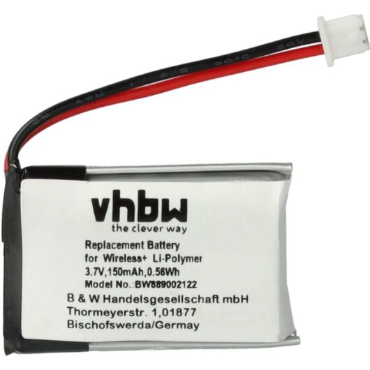 Vhbw - 1x Battery compatible with Carrera Evolution Racing Cars (150mAh, 3.7 v, Li-polymer)
